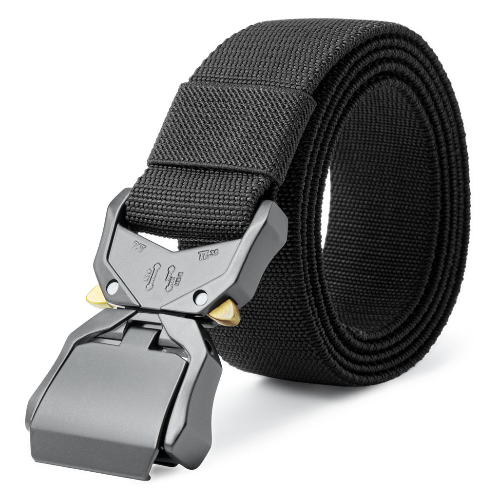 Tactical Belt,Work Belts for Men,Military Hiking Heavy Duty Belt for 1.5 Inch,Nylon Webbing Tool Belt,Gift with Quick Release Buckle