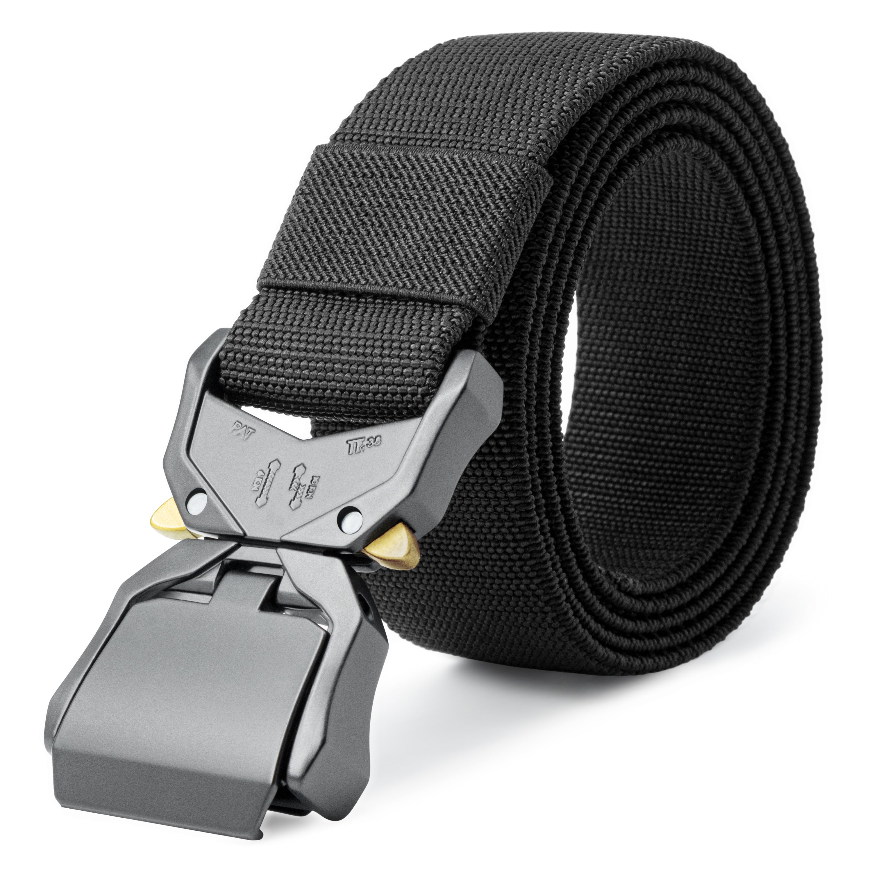 Tactical Belt,Work Belts for Men,Military Hiking Heavy Duty Belt for 1.5 Inch,Nylon Webbing Tool Belt,Gift with Quick Release Buckle
