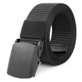 LXMY Work Belts for Men,Adjustable Nylon Fabric Belt,No Metal Buckle, Fast Pass Through the Airport Security,Suitable for Anywhere